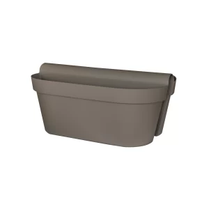 Pflanzengefäss Cassetta Doppio taupe