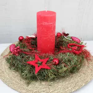 Adventskranz binden